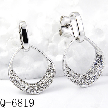 New Design 925 Silver Fashion Earrings Imitation Jewelry (Q-6819)